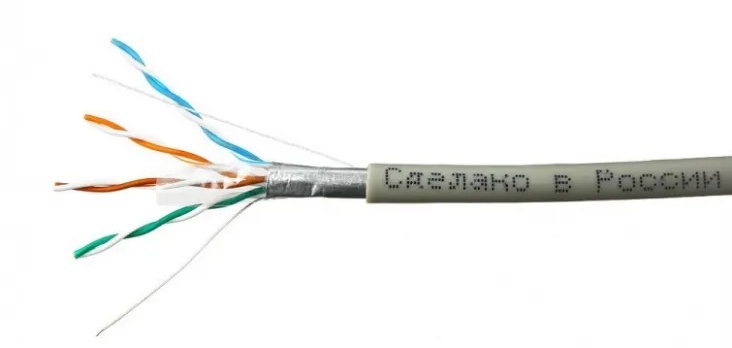 SkyNet Standart FTP Indoor 4x2x0,48 кат.5e 1м