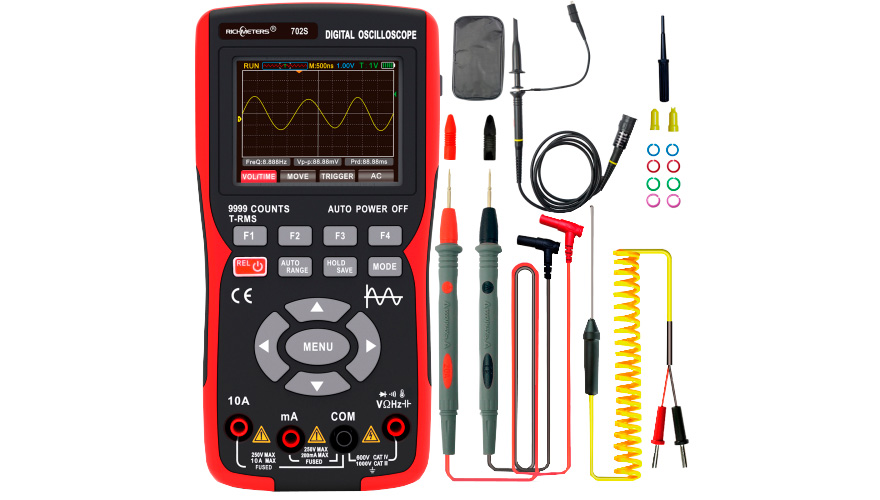 RichMeters RM702S Портативный цифровой осциллоскоп