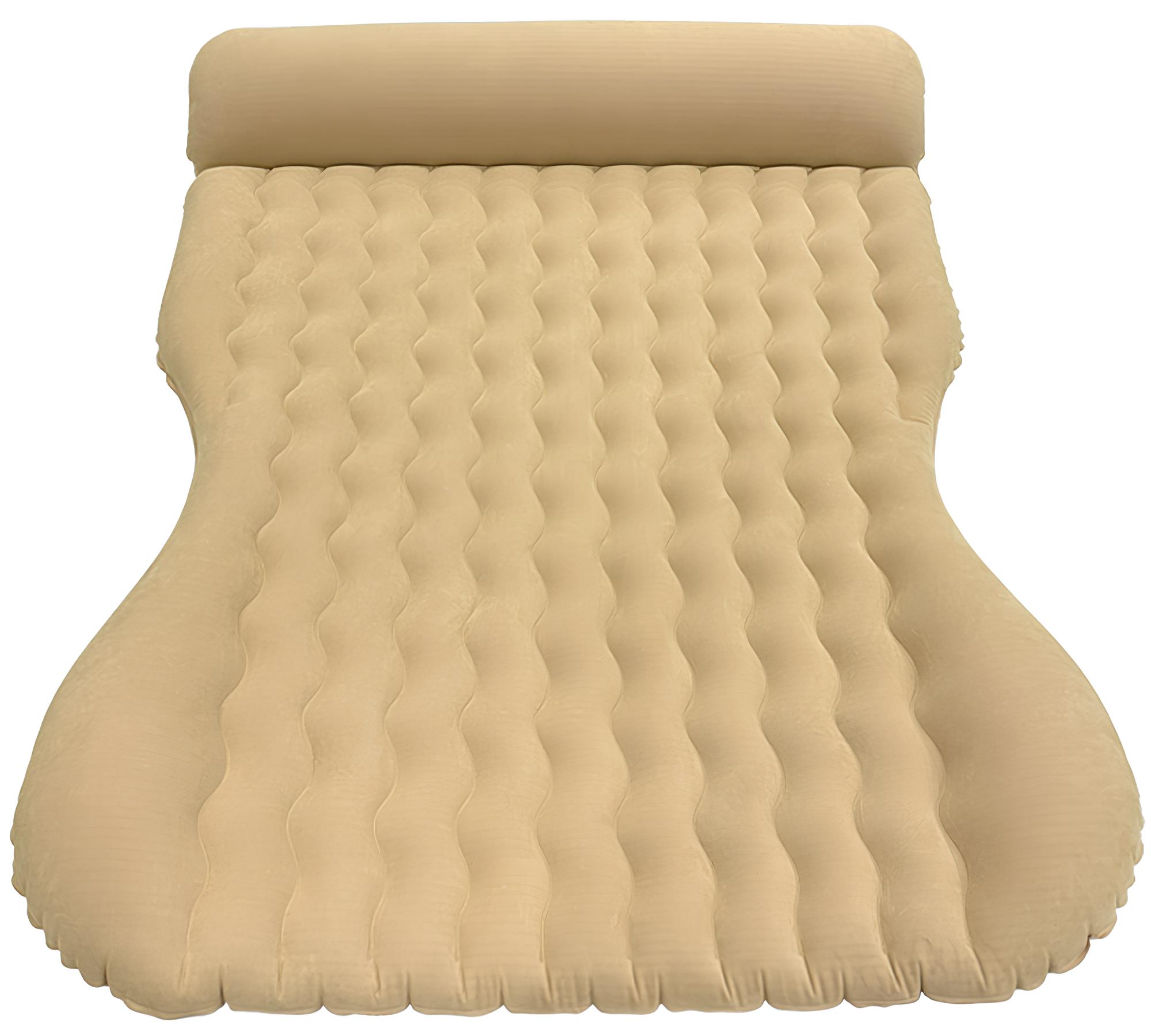 CARCAM Inflatable Auto Airbed, Auto Air Pump, 170x133 cm. (CCMTE1758) Beige
