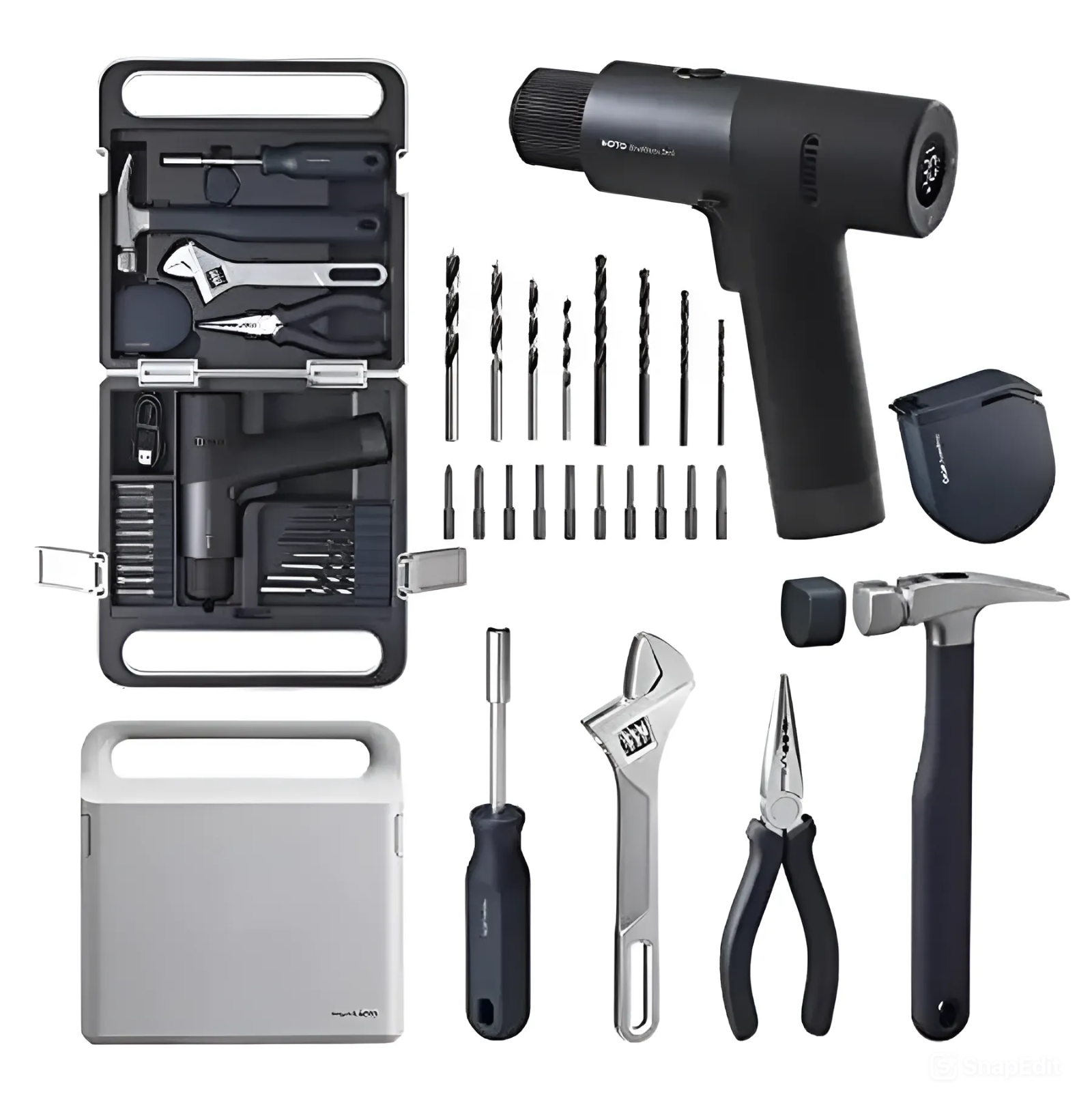 Xiaomi Hoto Impact Drill Tool Box (QWDZGJ002) Gray