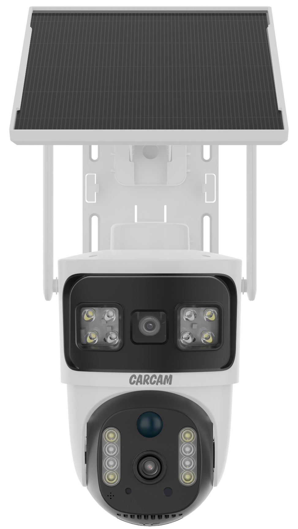 CARCAM 4MP Solar Outdoor PTZ Dual View Camera V380BP5Plus-4G