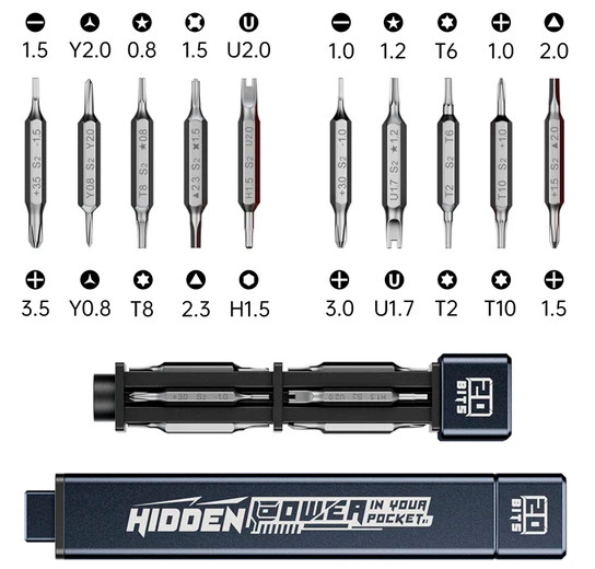 JAKEMY Screwdriver Toolkit (JM-8195) Black