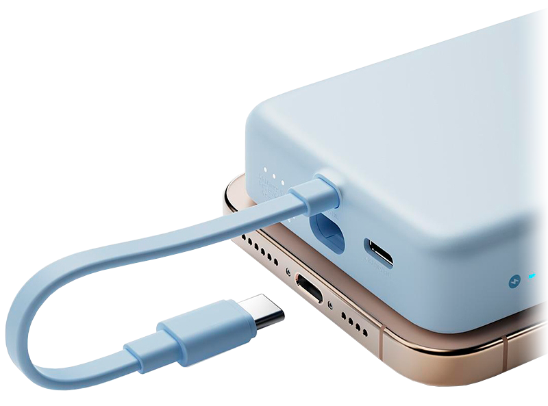 Xiaomi Magnetic Power Bank with Built in Cable 10000mAh 33W (WPB1007MI) Blue