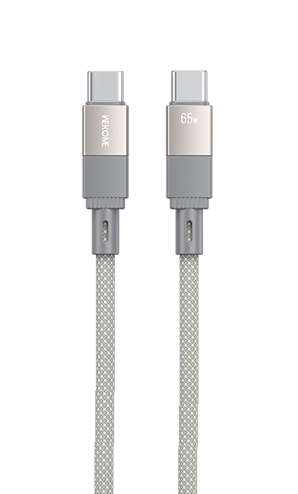 Wekome Magneto Series Magnetic Data Cable Type-C to Type-C 1m 65W (WDC-46) Grey