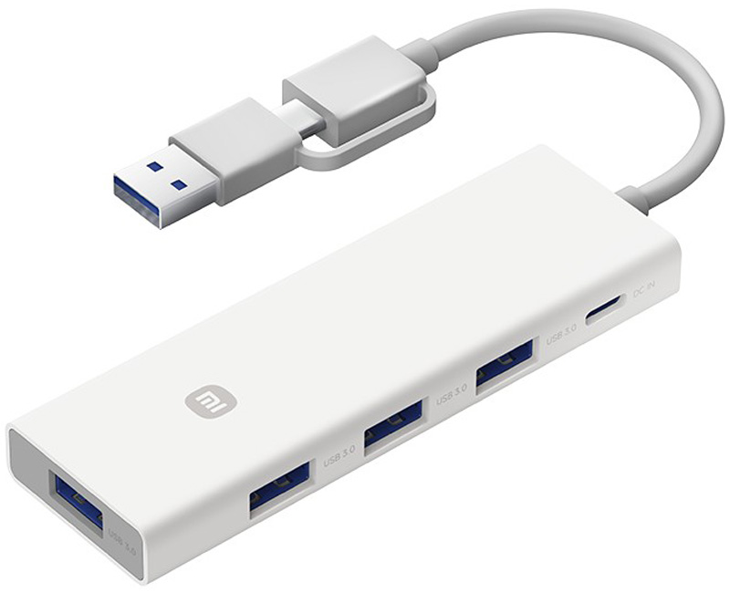 Xiaomi Four-in-One Double-Head Splitter (XMSTFXQ01YM) White