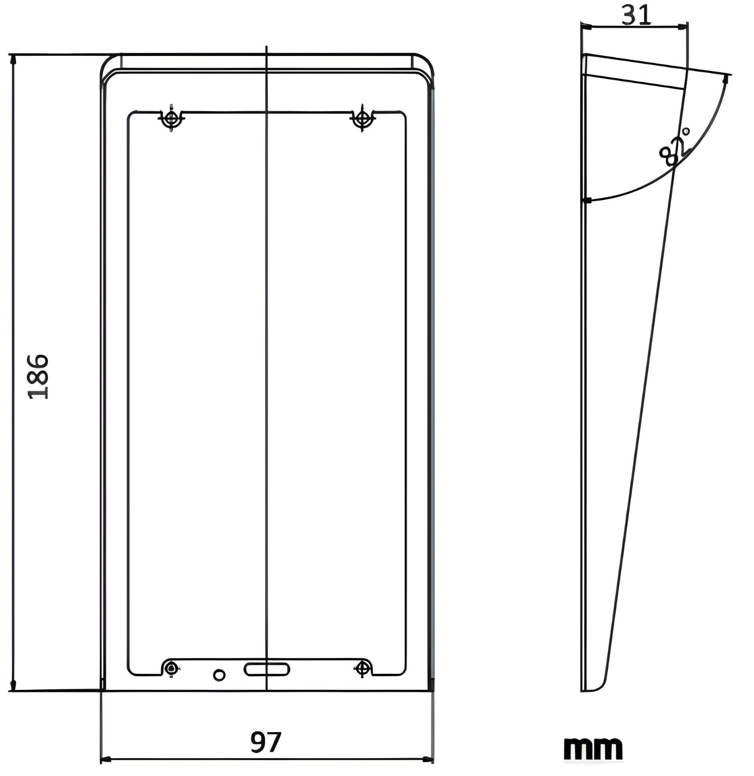 HiWatch DS-KABV8113-RS/Flush
