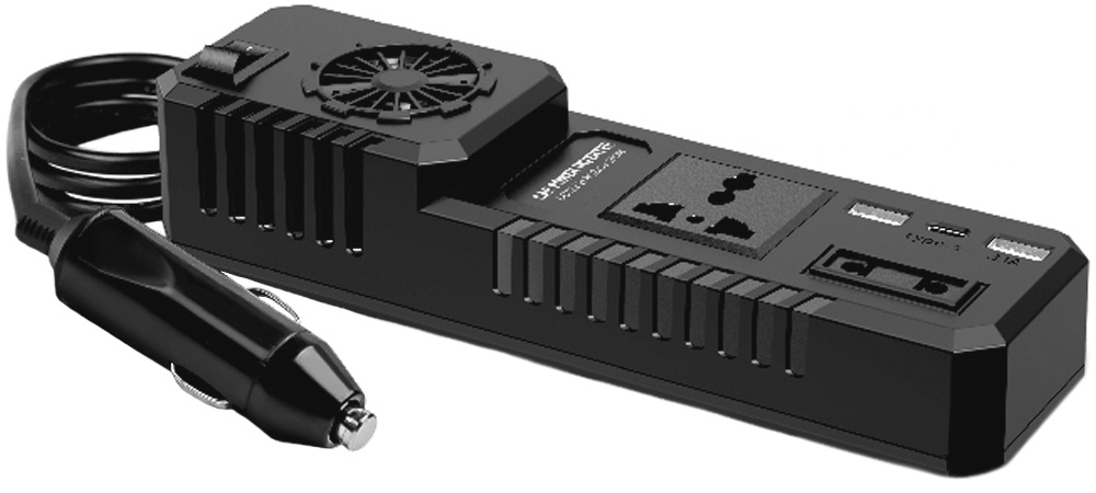 CARCAM IN-CAR Intelligent Car Power Inverter 200W (M1666)