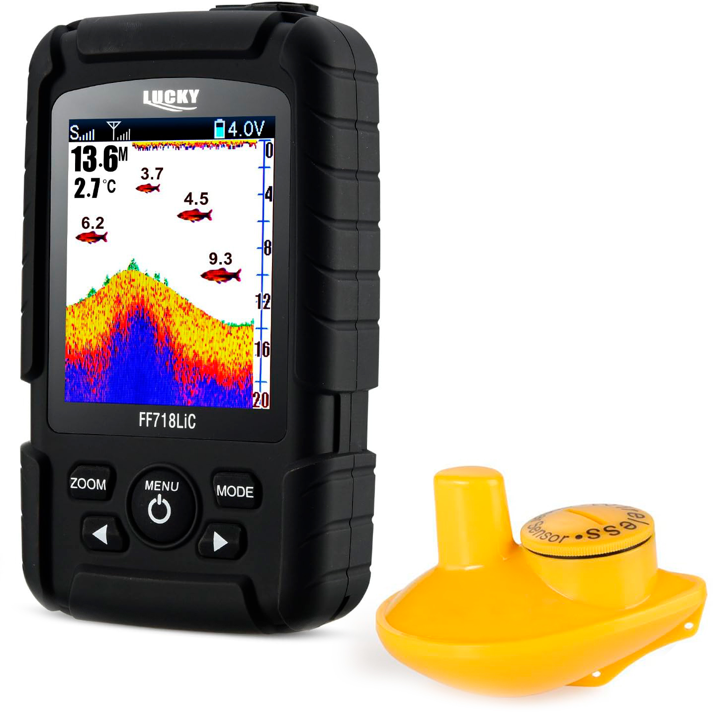LUCKY Portative Fish Finder FF718LICD-WT