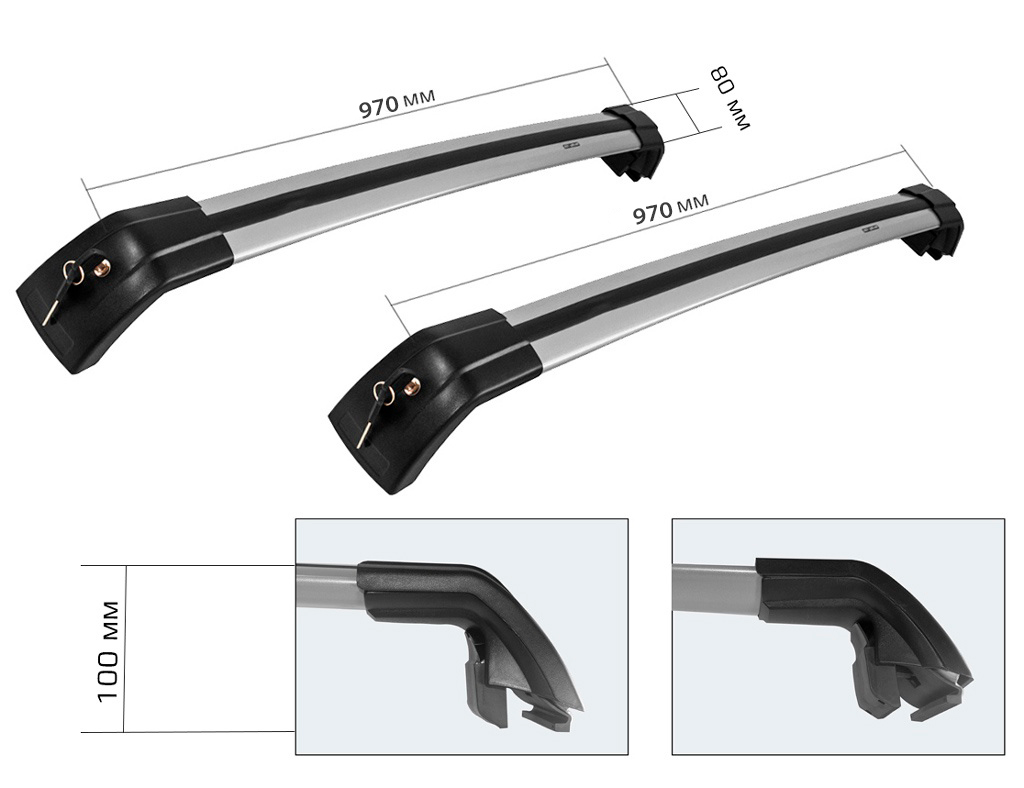 CARCAM RAIL B8183 970мм