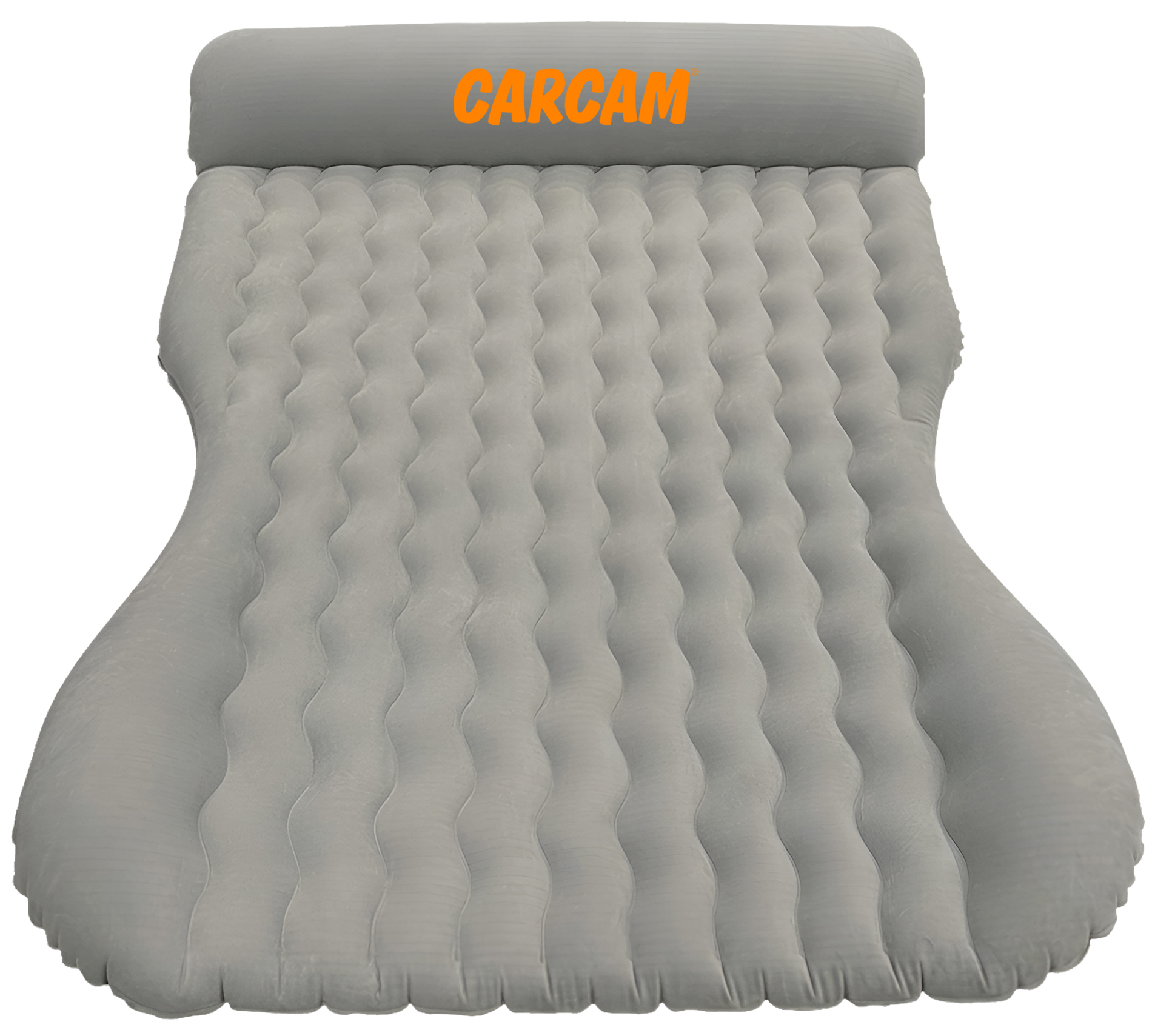 CARCAM Inflatable Auto Airbed, Auto Air Pump, 170x133 cm. (CCMTE1758) Gray