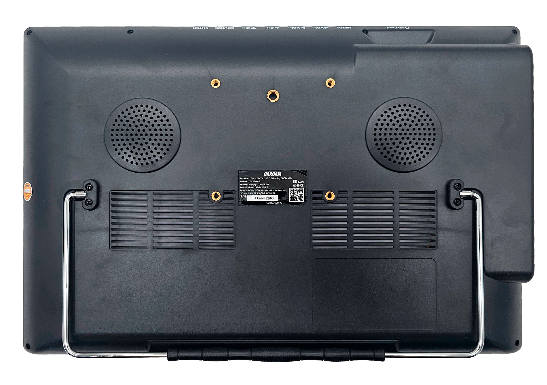 CARCAM 14" LED TV DVB-T2/Analog 3600 mAh (CCLED14B)