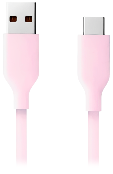 Xiaomi 6A Skin-friendly Silicone Fast Charging Data Cable, 2м (A to C) Purple