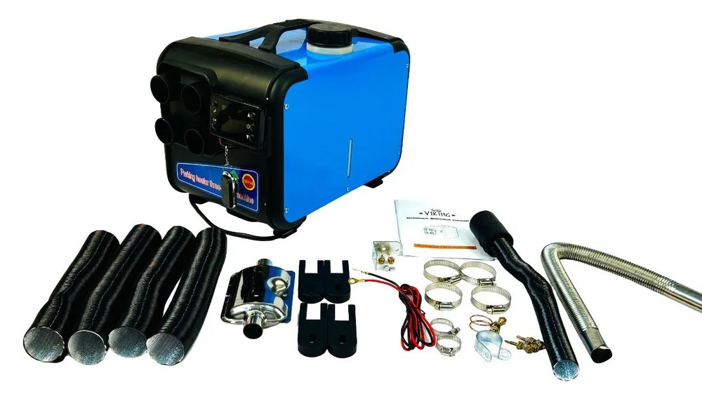 Viking Portable Autonomous Diesel Heater 9.9kW 12v/24v/220v-4 Plastic Blue