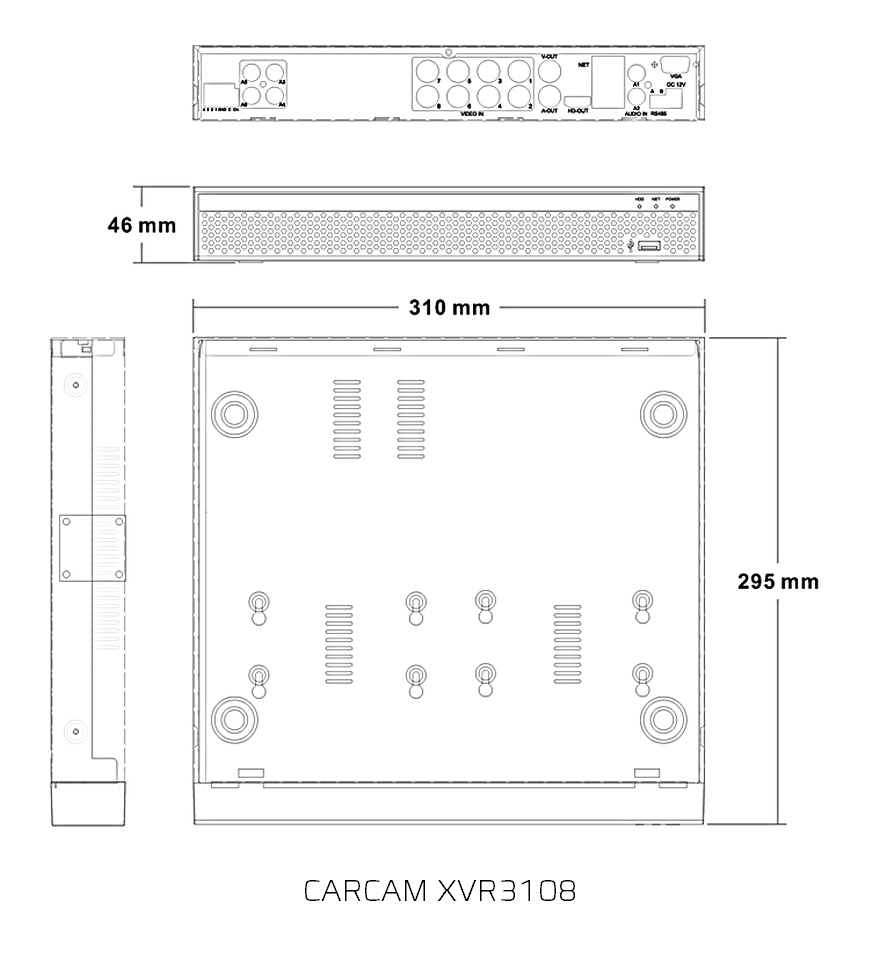 CARCAM XVR3308