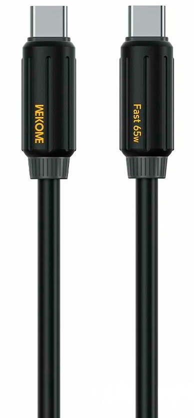 Wekome Fast Data Cable Type-C to Type-C 65W (WDC-28) Black