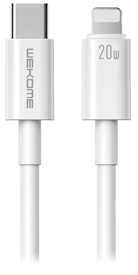 Wekome Origin Series Fast Data Cable Type-C to Lighting 1m 20W (WDC-168) White