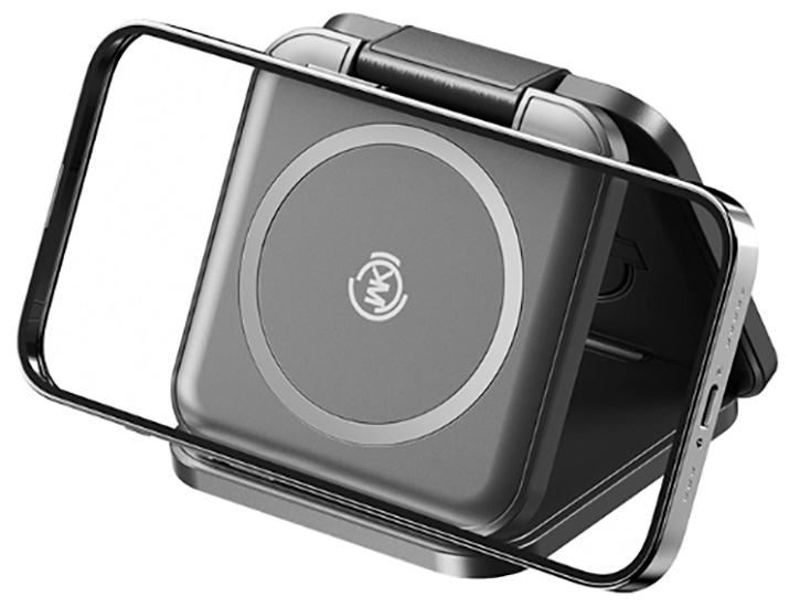 Wekome Folding 3-in-1 Wireless Charger (WP-U174) Black