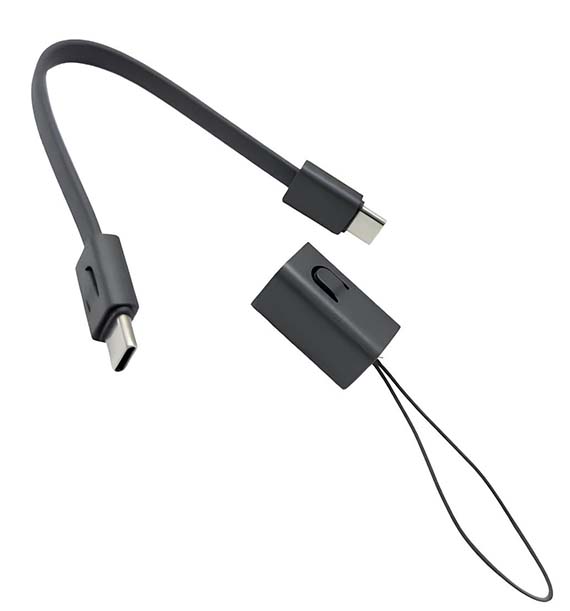 Xiaomi Ultra-thin Power Bank with Built-in Cable 5000W 22.5W (PB0522S) Night Shadow Gray