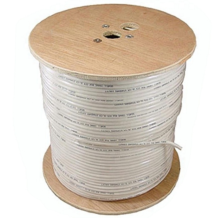 Кабель коаксиальный RG-59U, 75 Ом (CCA, AL) + 2x0.75 мм2 CCA, 50 м