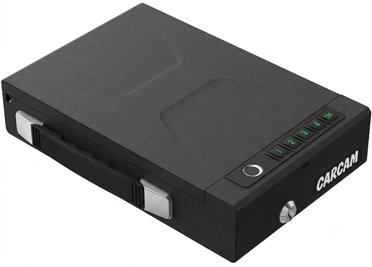 CARCAM Tuya Smart WIFI Fingerprint Safe Box (CCH16), black