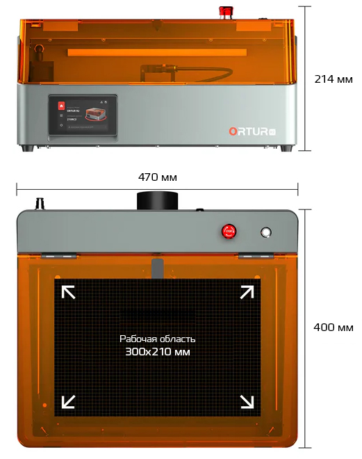Ortur Fully Enclosed Box Laser Engraver (R2 LU3-10A) EU