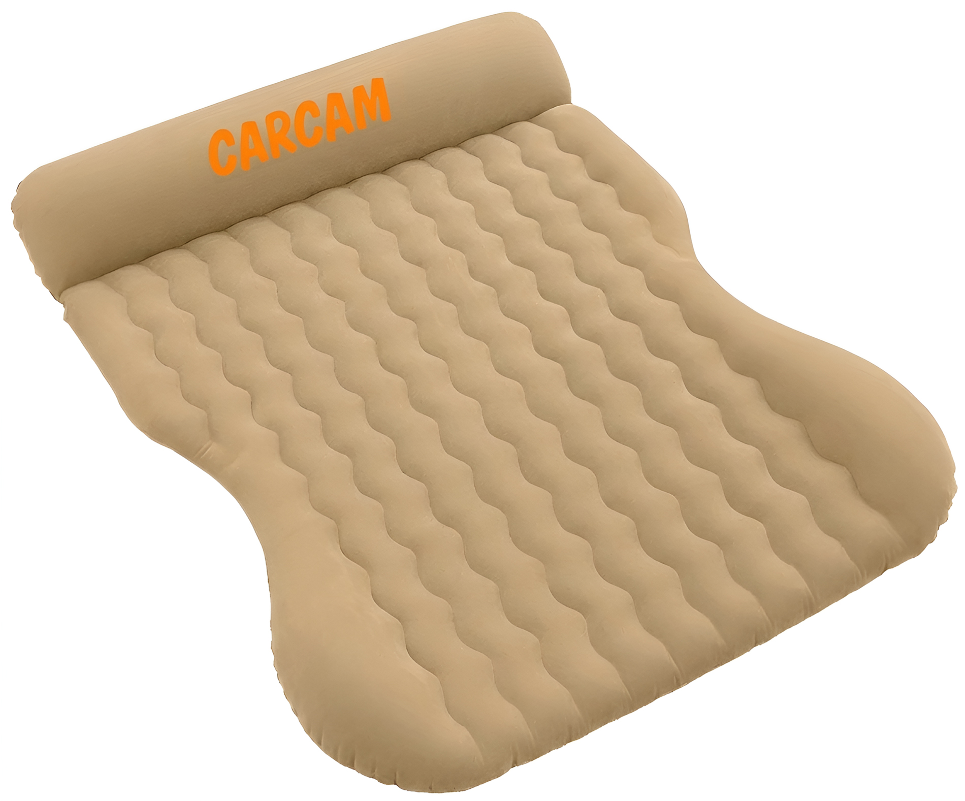 CARCAM Inflatable Auto Airbed, Auto Air Pump, 170x133 cm. (CCMTE1758) Brown