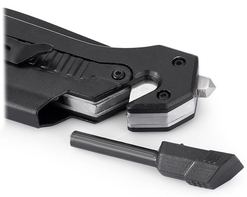 Xiaomi Jiuxun Tools Ninety Outdoor Folding Knife 7 in 1 Black