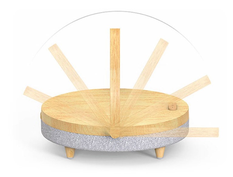 Xiaomi Ezvalo Wireless Charging Music Desk Lamp Wood (LYYD01)