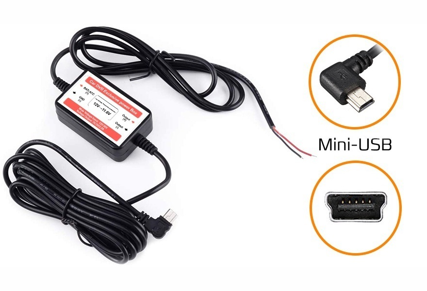 CARCAM PWR5V Mini-USB R