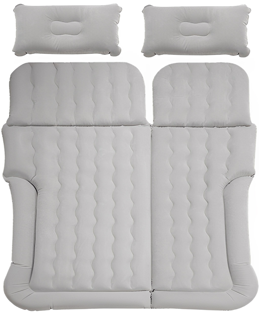 TellWoo Car Mountedinflatable Bed 174cm*126cm (TWCQC-08) Black/Grey/Beige