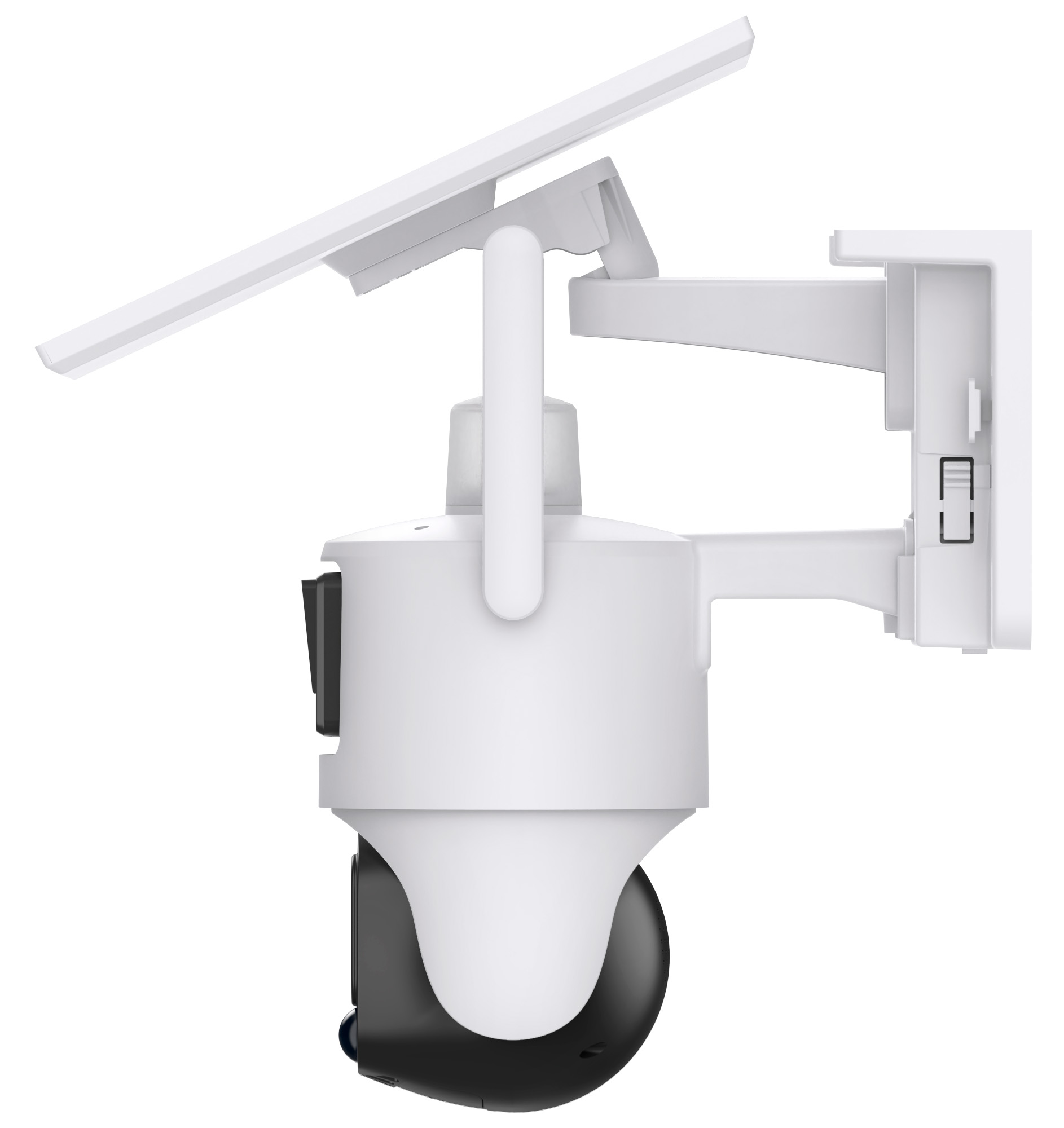 CARCAM 4MP Solar Outdoor PTZ 10x Hybrid Zoom Triple Lens Dual View Camera V380BP5DL-WiFi