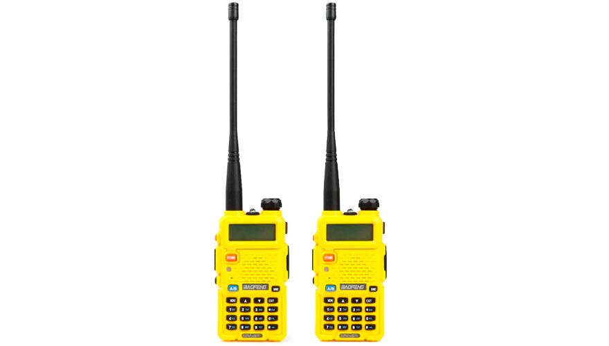 Baofeng UV-5R - YELLOW 2шт.