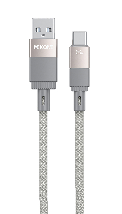 Wekome Magneto Series Magnetic Data Cable USB A to Type-C 1m 66W (WDC-45) Grey
