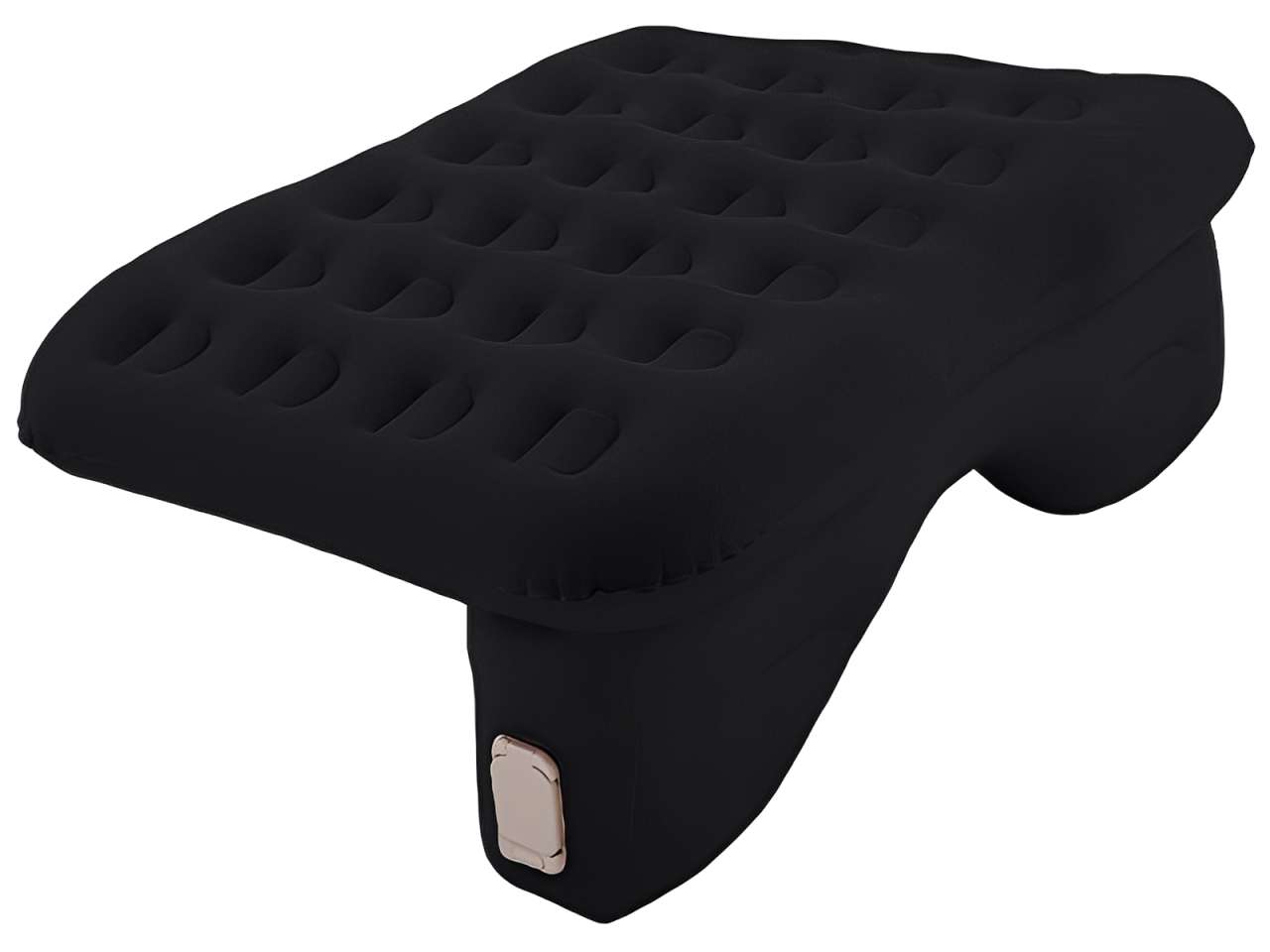 CARCAM Inflatable Back Seat Auto Airbed, Auto Air Pump, Repair Kit, 135x85 cm. (CCMTE1750) Black