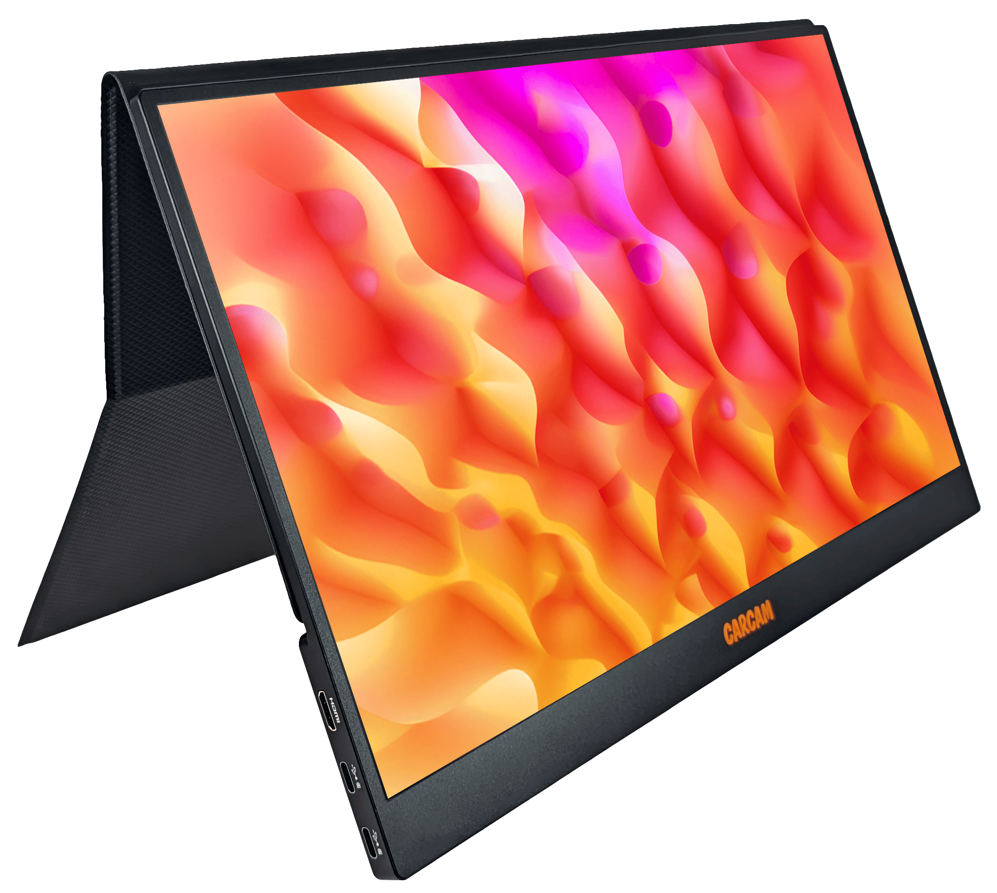 CARCAM 15.6'' IPS 1080P 60Hz Portable Monitor Type-C*2 miniHDMI for PC Laptop Phone (CCL156FA)