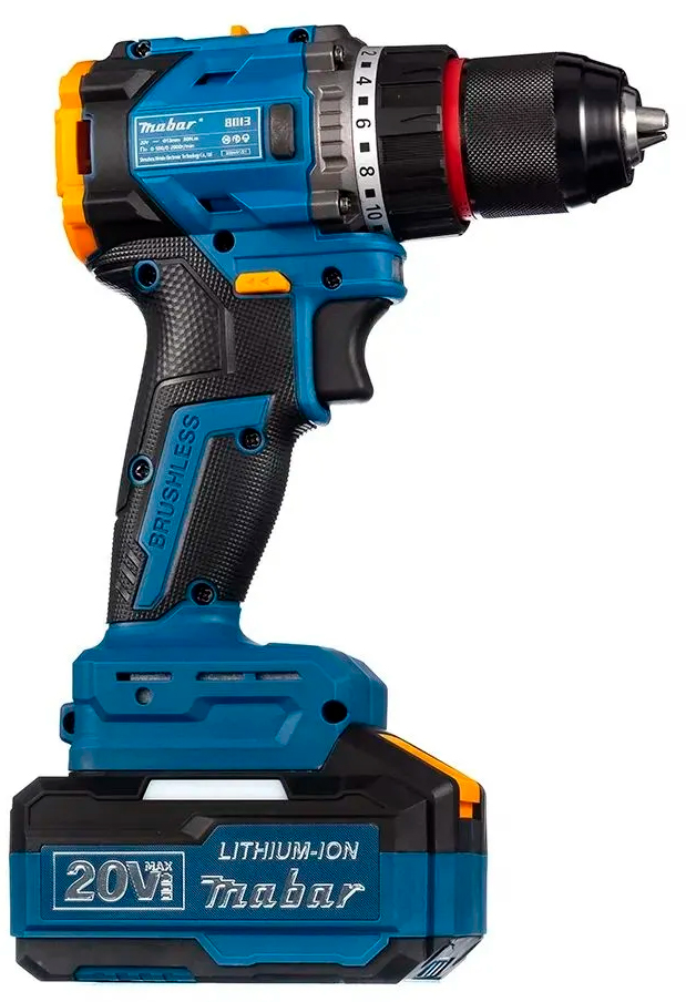 MABAR 8013-4.0 Аккумуляторная бесщёточная ударная дрель-шуруповёрт