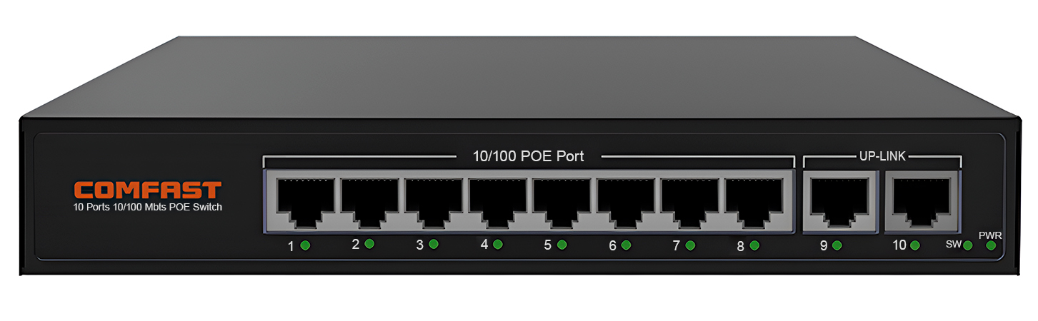 COMFAST 10 Ports POE Switch 100Mbps (CF-SF181P V2)