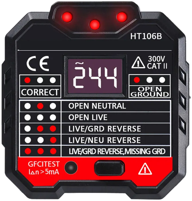 RichMeters RM200Pro Тестер розеток 
