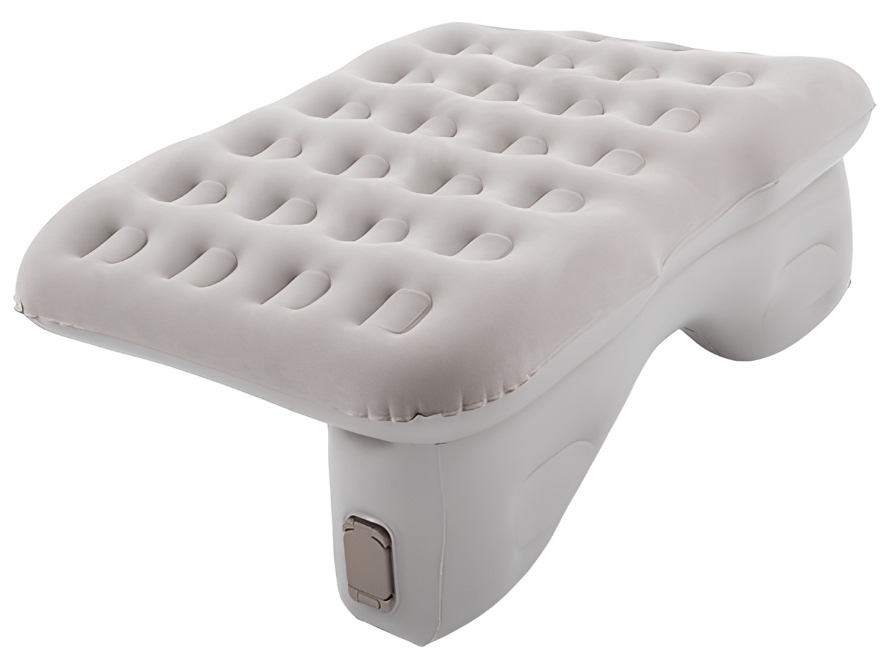 CARCAM Inflatable Back Seat Auto Airbed, Auto Air Pump, Repair Kit, 135x85 cm. (CCMTE1750) Gray