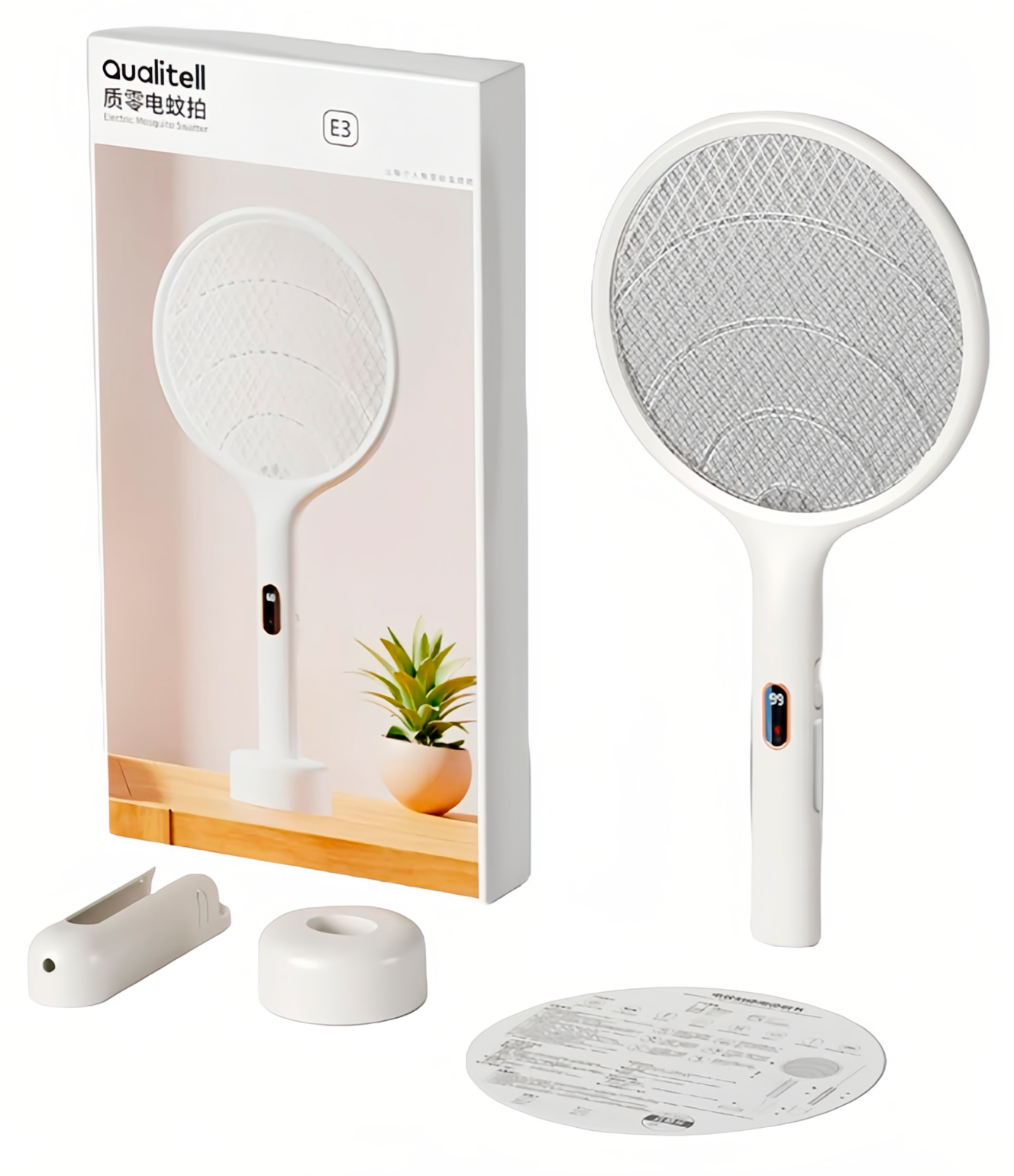 Xiaomi Qualitell Electric Mosquito Swatter E3 (ZSM240915) White