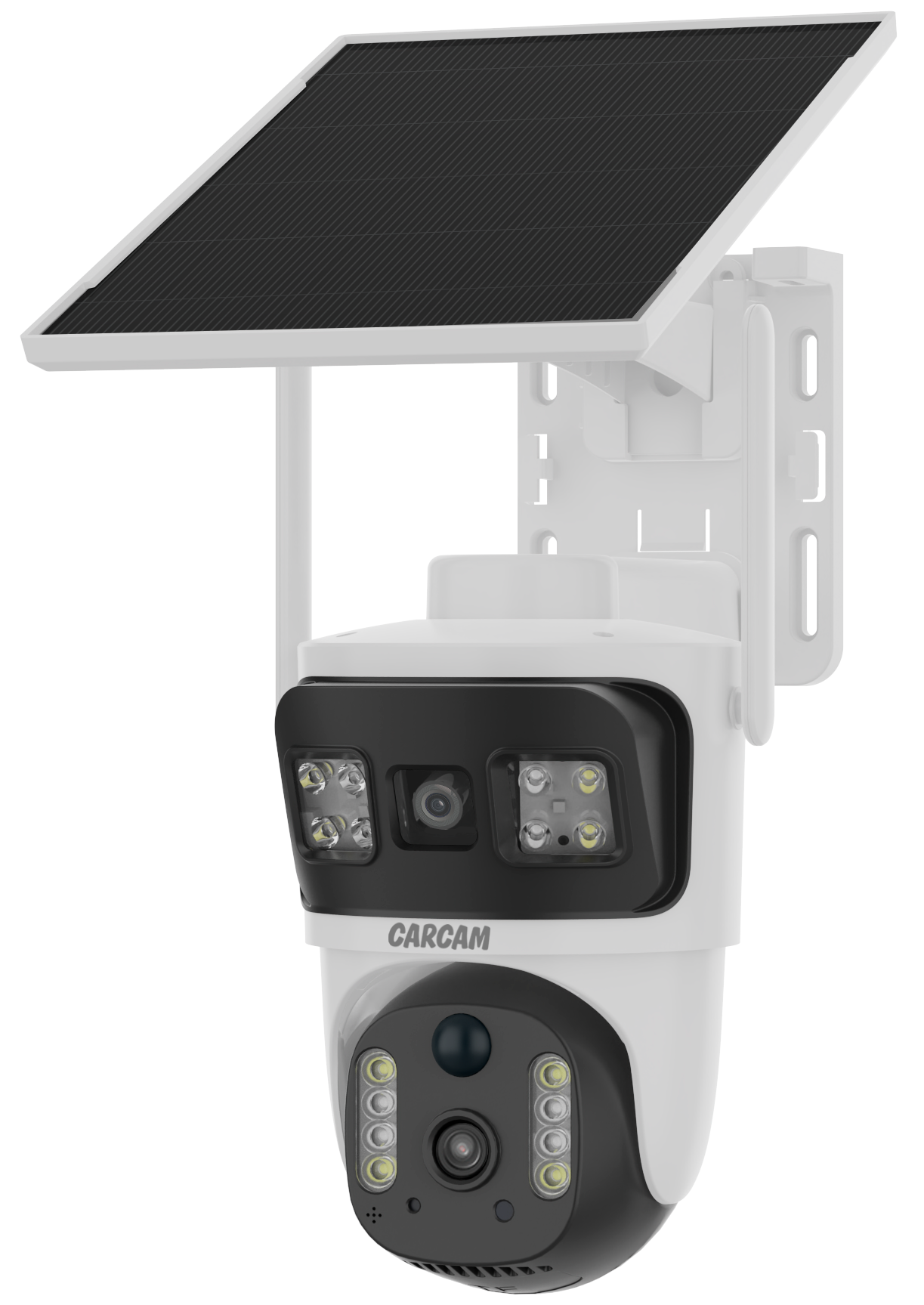 CARCAM 4MP Solar Outdoor PTZ Dual View Camera V380BP5Plus-4G