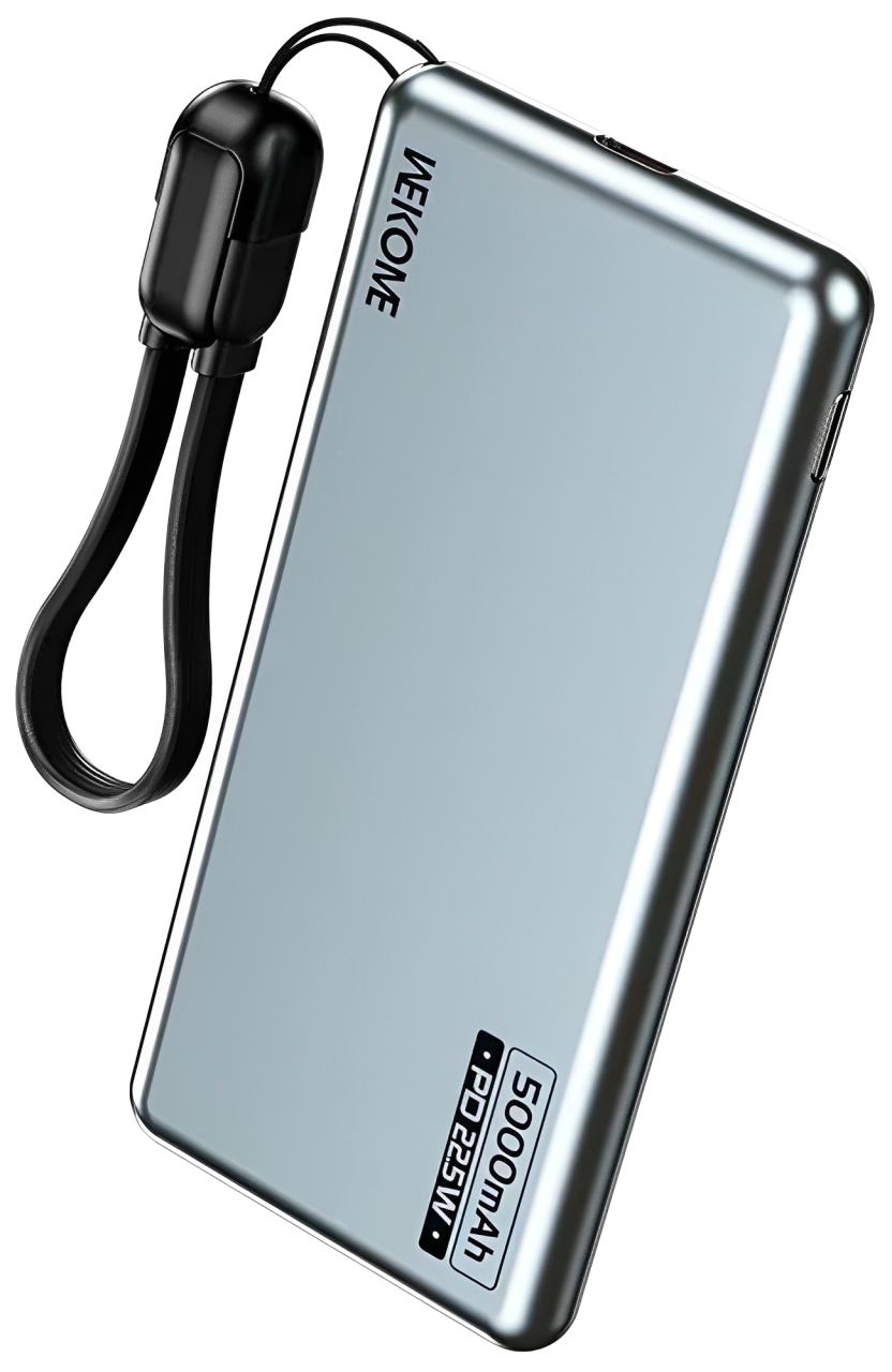 Wekome Ultra-Thin Super Fast Charging Power Bank (WP-60) Blue