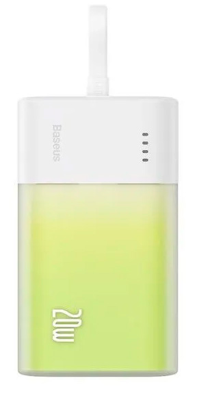 Xiaomi Baseus Pocket Fast Charging Power Bank Type-C 5200 mAh (PPKDC05L) Green