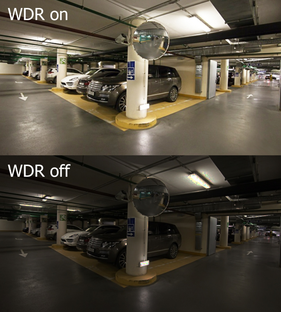 CARCAM CAM-1894P - Функция WDR