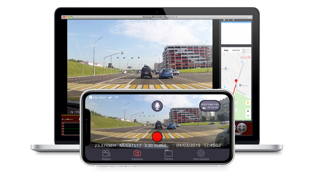 CARCAM R2 – миниатюрный автомобильный Full HD видеорегистратор со встроенными модулями GPS и Wi-Fi