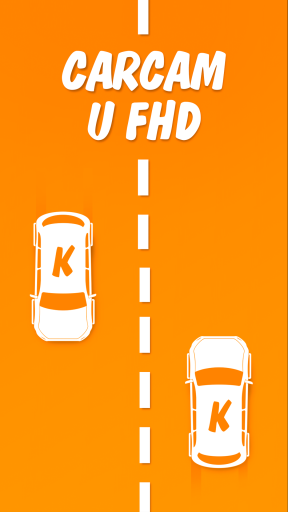 Штатный автомобильный видеорегистратор CARCAM U8-FullHD - Управление со смартфона