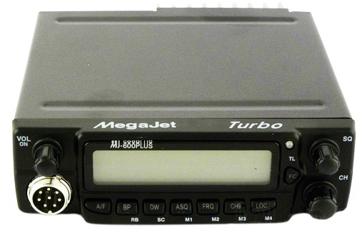 MegaJet MJ-600 Plus Turbo – автомобильная рация с высокой выходной мощностью 15 Вт