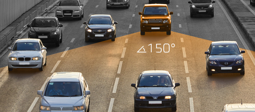 CARCAM Z8 - УГОЛ ОБЗОРА 150°