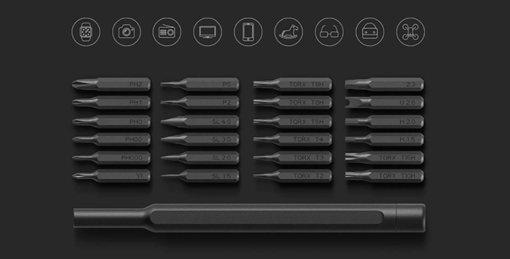 Набор отверток Xiaomi MiJia Wiha - 24 насадки