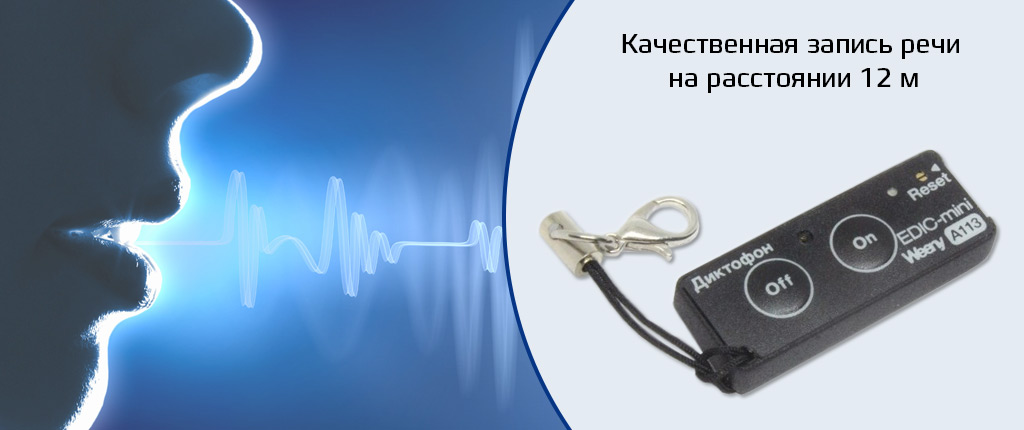 Edic Mini Weeny A113 - Высокочувствительный микрофон